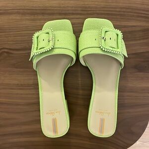 Green Sam Edelman Sandals Size 7.5 Never Worn